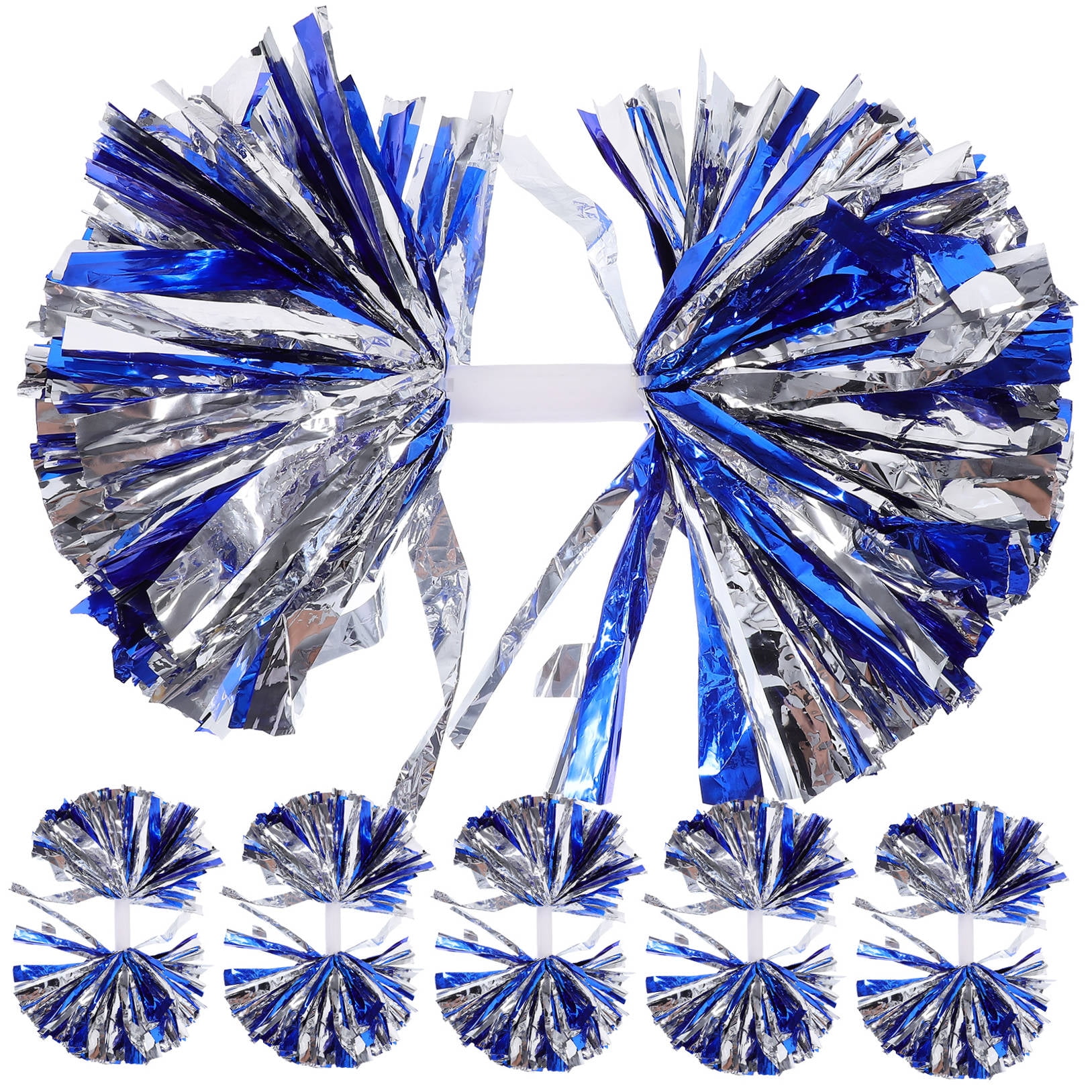 NUOLUX 6Pcs Portable Cheer Pom Poms Durable Material for Sports Events