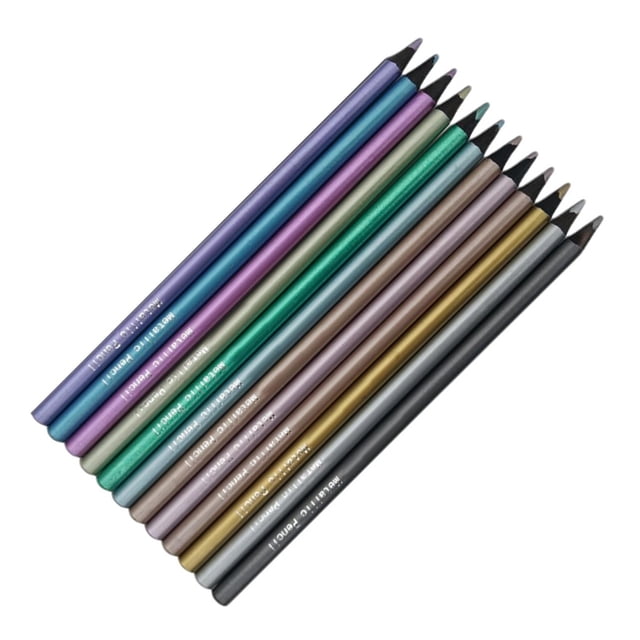 12Pcs Drawing Metallic Pencil Sketching Pencil Tool Painting Sketching Drawing for Adults Teen