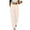 *Beige, variant on ClodeEU Women's Elastic High Waist Straight Leg Dress Pants with Pockets,Business Casual Work Trousers Army Green,Women's Plus L