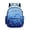 Blue Gradient Star Pattern, variant on Tie Dye Swirl Kids Backpack for Boys Girls, Lightweight School Bag High School Elementary School Kindergarten with Large Capacity Adjustable Straps