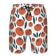 thumbnail image 3 of Balery Hand Drawn Tomatoes Traje de Baño Estilo Hawaiano para Hombre, Shorts de Secado Rápido con Bolsillos-Small, 3 of 6