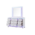 thumbnail image 2 of Modern Style 9-Drawer Dresser Made with Wood in White, 2 of 7