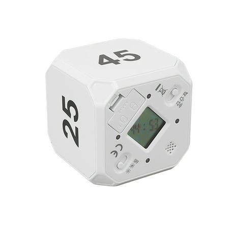 Kitchen Timer Gyroscope Cooking Timer, Cubes Shaped Timer Easy Operation Timer Adopts Tomato ...