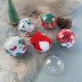 thumbnail image 4 of Adornos transparentes, adornos para árboles de Navidad Adornos Adornos de plástico transparente rellenables para llenar, Adornos navideños Bolas Bola vacía transparente para Navidad Fiesta de año nuev kaili Sencillez, 4 of 4
