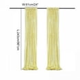 thumbnail image 2 of 2 Panels Golden Light Sequins Fabric Background Wedding Photo Booth, Sequins Curtains, Sequins Panel Photography Background Decoration 2*8FT, 2 of 11
