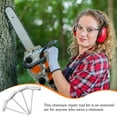 thumbnail image 3 of OUNONA Compact Chainsaw Tool Kit Silver Iron for Easy Repair and Ergonomic Grip 4Pcs, 3 of 8