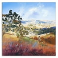 thumbnail image 3 of 14 x 14 King Valley by Craig Trewin Penny - Wall Art Print on Canvas Fabric Blue, 3 of 3