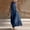 *Navy, variant on ClodeEU Women's Sleeveless V Neck Button Down Maxi Dress,Casual Loose Shirt Dress with Pockets Black,Women's Plus L