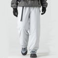 thumbnail image 3 of gbyLJF Men's Snow Ski Pants Winter Waterproof Snowboarding Pants Thickened Warm Long Pants with Pockets, 3 of 4