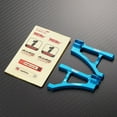 thumbnail image 3 of Youkk RCGOFOLLOW 2pieces Aluminum Alloy Enhanced Front Lower Suspension Arm For 1/16 Rc Front Lower Suspension Arm SLASH Blue, 3 of 5