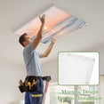 thumbnail image 4 of Ocean Sunset Magnetic Fluorescent Light Covers for Ceiling Lights 2x4 Feet, Summer Beach Shore Sky Sun Scenery Office Classroom Kitchen Drop Ceiling Light Covers Lighting Filters Shade Panel 4 Packs, 4 of 9
