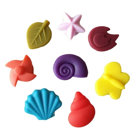 

8PCS Wine Glass Charms Silicone Assorted Types Wine Glass Marker Wine Glass Tag