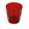 thumbnail image 2 of G.E.T. Heavy-Duty Faceted Shatterproof Tumbler, 9 Ounce, Red (Set of 4), 2 of 5