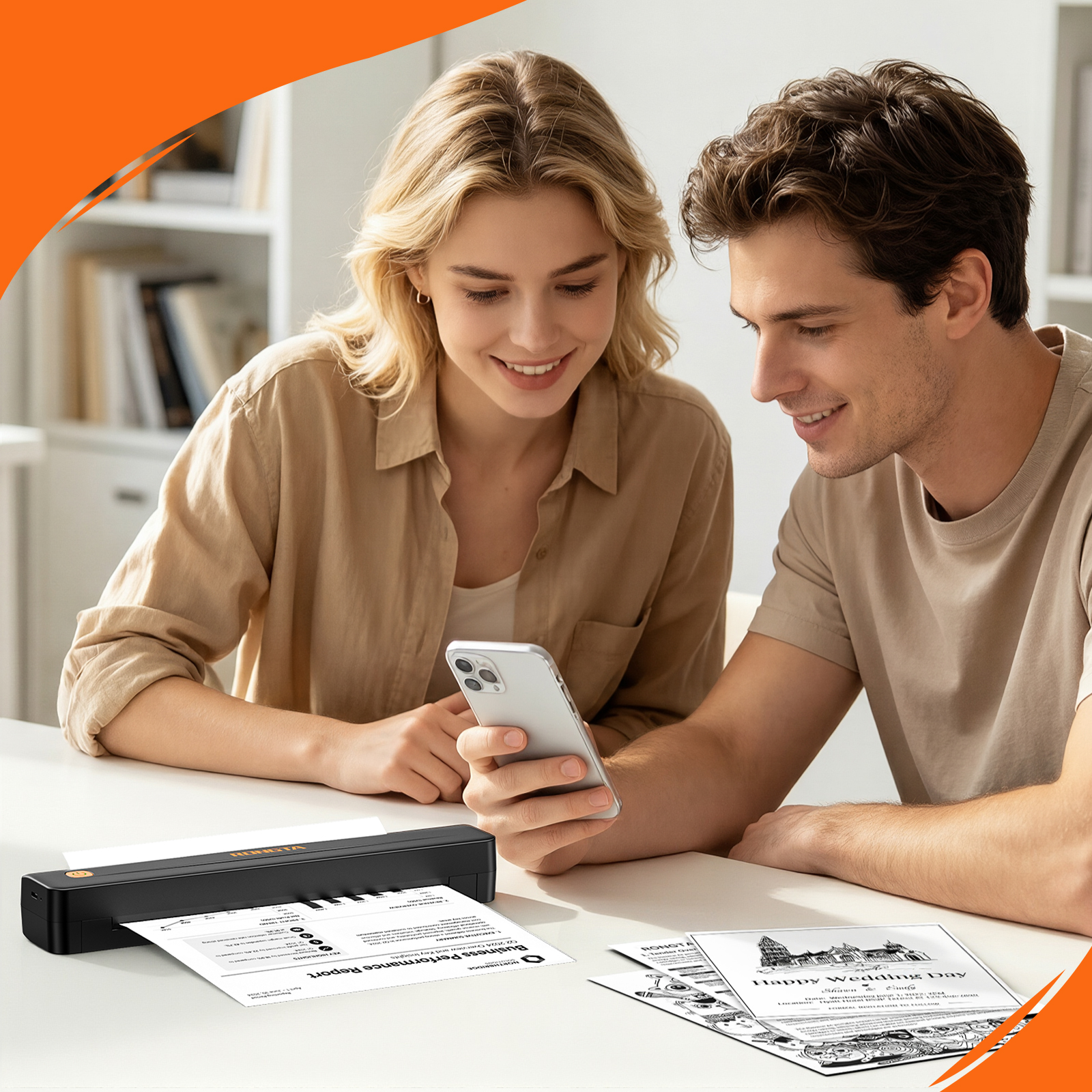 Rongta F11A Portable Thermal Printer, Wireless Bluetooth photo 8