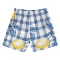 thumbnail image 7 of FORMRS Boys Swim Trunks Quick Dry Mesh Liner Boardshorts Sizes XS-XL, Light Lemon, 7 of 7