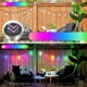 thumbnail image 5 of Luces colgantes solares | Guirnalda de luces para jardín con pantalla de ratán y cristal craquelado | Paquete de 2 luces colgantes decorativas para patio, terraza, césped, porche y sendero, 5 of 9