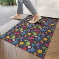 thumbnail image 4 of Colorful Dinosaurs Spaceships Planets Pattern Door Rugs,Washable Non Slip Door Mats Indoor,Decorative Door Mats,Entry Mat Indoor for Entrance,Bedroom,Kitchen,Bathroom,17"x30", 4 of 6
