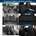 thumbnail image 7 of DIKSOAKR Full Set Car Seat Covers for Nissan Rogue 2010-2024 2025 Breathable Leather Seat Covers Waterproof Automotive Seat Cushion Protectors (2 Row 5 Seat, Black), 7 of 7