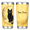 Black, variant on Lotusprint LLC Black Cat Stainless Tumbler 20oz Flat 2D Print, Moon Night Cat Art Insulated Coffee Tumbler