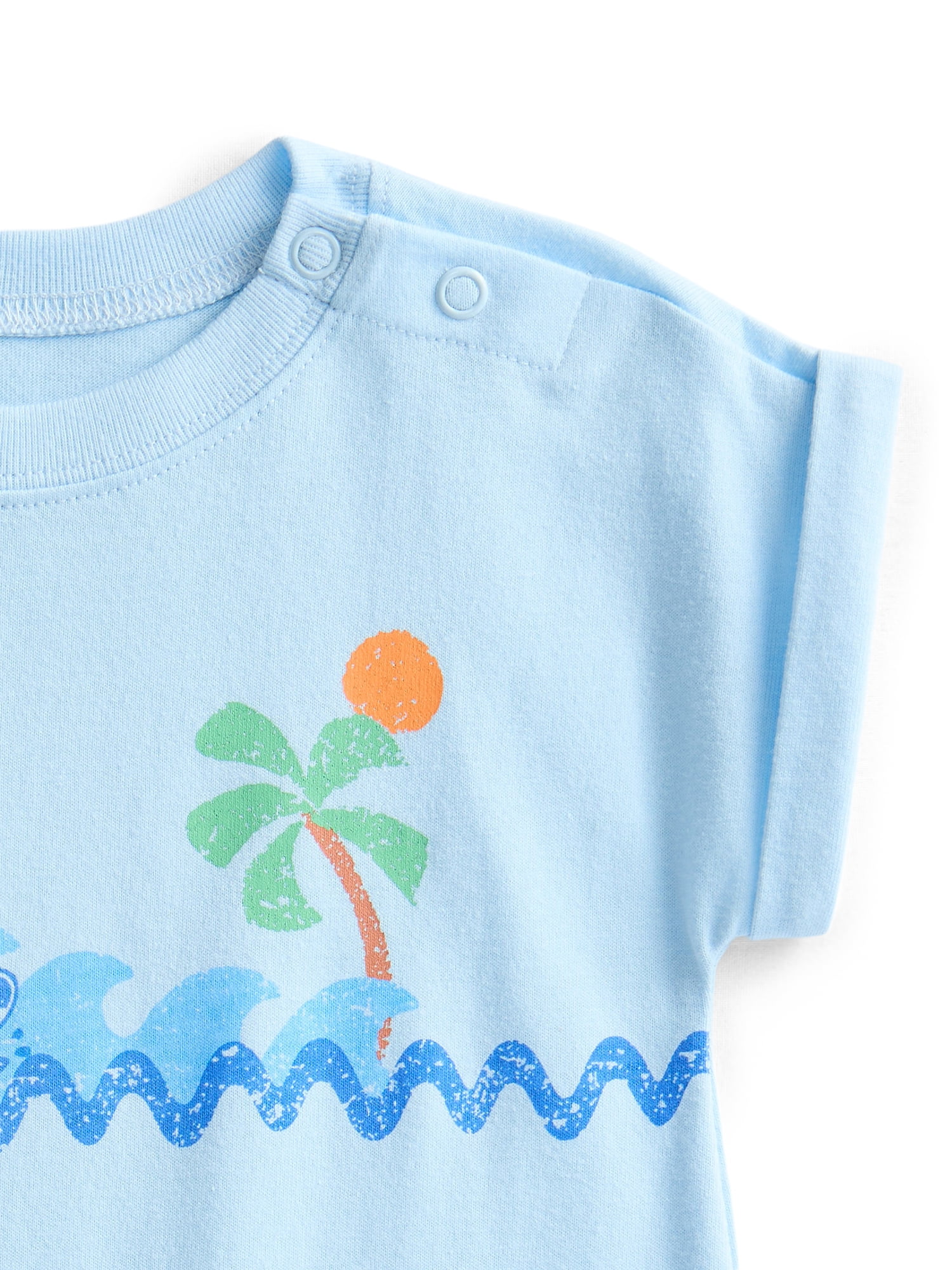 Wonder Nation Baby Boys Romper, Sizes 0-24 Months