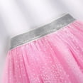 thumbnail image 4 of Girls Rainbow Flower Tulle Skirt Kids Ballet Floral Skirts Party Dance Skirt Skirts for Little Girls 6-7 Years, 4 of 6