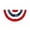 A, variant on Virelaxpo USA Pleated Fan Flag 18x35 Inch Half Bunting for 4th of July Independence Day Outdoor Porch Fence Patio Decoration