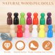 thumbnail image 3 of Uxcell 50 Paquete de Muñecos de Madera Sin Terminar, 1" x 1/2" Figuras Familiares de Madera en Blanco para Pintura, Decoración, Proyectos de Arte en Manualidades, Color Madera, 3 of 6