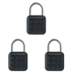 thumbnail image 2 of Candado Antirrobo Al Sin Llave para Mochila (contraseña) 3 Uds., 2 of 8