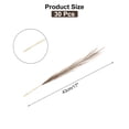 thumbnail image 2 of 30PCS Decoración de Hierba Pampas Falsa, Tallos de Hierba Artificiales Esponjosos de 17"/43cm, Flores Secas Falsas, Marrón Oscuro, 2 of 6