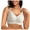 White, variant on Jiaweic Womens Seamless Bras No Underwire Scalloped Push Up Soft Wireless Comfort Bralettes Full Coverage Everyday Bra Red,L