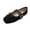 Black, variant on Women's Bow Mary Jane Flats Double Buckle Strap Flat Shoes Casual Dress Shoes for Work Party Everyday