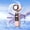 Pink, variant on Mini Folding Fan USB Rechargeable 100 Speed Stepless Adjustable Type C Fast Charge Portable High Power Cooling Fan, Foldable Compact Quiet Airflow, for Office Desk Travel Outdoor Commute Home Use