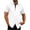 White, variant on Urban Stylish Shirt for Men Slim Fit Button Up Shirts Lapel Short Sleeve Dress Tshirt Solid Business Shirts