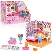 JoJo Siwa JoJo's World Bedroom Mini Playset, Mini JoJo Collectible Figure, 12-pieces, Kids Toys for Ages 6 Up by Just Play