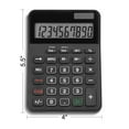 thumbnail image 4 of TRU RED Staples 10 -Digit Battery/Solar Powered Basic Calculator Black (ST240-CC), 4 of 4