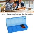 thumbnail image 6 of Yibooy 10 in 1 Game Card Case Protector Storage Box for Switch (Blue), 6 of 6