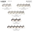 thumbnail image 3 of Livex Lighting Belmont 6 Bath Light in Brushed Nickel and Chrome, 3 of 9