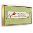 thumbnail image 1 of Gentle Wash & iron Landry Quote - Landry Framed Canvas, 1 of 1
