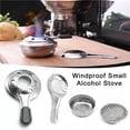 thumbnail image 4 of Inteprter Quemador portátil de acero inoxidable para estufa de Alcohol, quemador de fondue para acampar al aire libre, olla de cocina Suministros térmicos Inteprter HA034490-00, 4 of 6