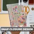 thumbnail image 4 of 2Pcs Glitter Binder Cover Notebook Shell Loose-leaf Notebook Cover Glitter Binder Notebook Shell, 4 of 9
