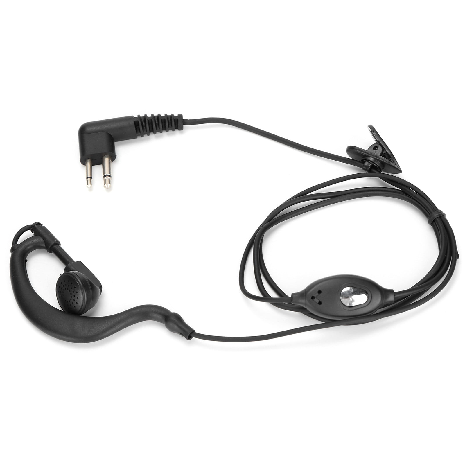 Details about   2 Pin PTT Throat Mic Earpiece Headset for KENWOOD TYT HYT BAOFENG UV5R 888S Hot 