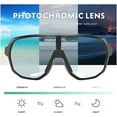 thumbnail image 5 of KAPVOE Photochromic Cycling Sunglasses for Men Women Mountain Bike Sunglasses Sports Goggles UV Protection, 5 of 6