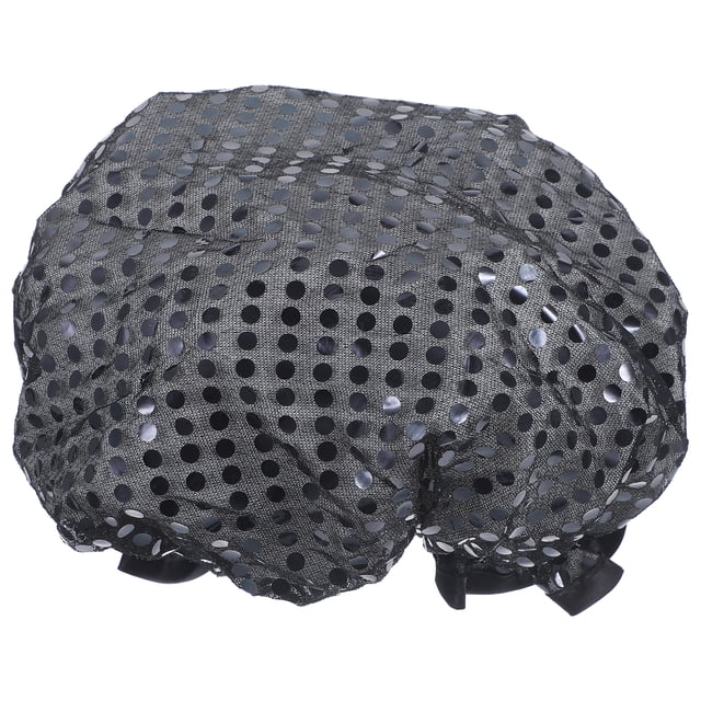 Sequin Shower Hair Protection Hat Multi-use Bath Hat Elastic Bathing Hat for Women