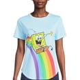 thumbnail image 4 of SpongeBob Women's Graphic T-Shirt with Short Sleeves, 4 of 5