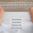 thumbnail image 4 of 100% Waterproof Rectangle PVC Tablecloth, Vinyl Table Cloth Cover Oil Proof Spill Proof Wipeable Table Cloths for Indoor and Outdoor Use(Brown,60X102IN), 4 of 6