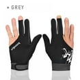 thumbnail image 3 of Man Women Elastic Billiard Pool Glove 3 Fingers Show Snooker Cue Glove on Left Hand, 3 of 3