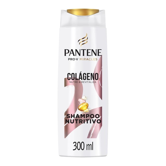 Shampoo Nutritivo Pantene Pro-V Miracles Colágeno Nutre & Revitaliza 300 ml