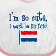 thumbnail image 4 of Inktastic So Cute Dutch Boys or Girls Baby Bib, 4 of 4