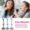 thumbnail image 4 of 2026 New All-in-One Microphone Toy for Kids with Stand, Got Built-in Music, Colorful Lights, Echo Effects, Portable Karaoke Machine for Singing, Music Play, Fun and Easy-to-Use (Blue), 4 of 8