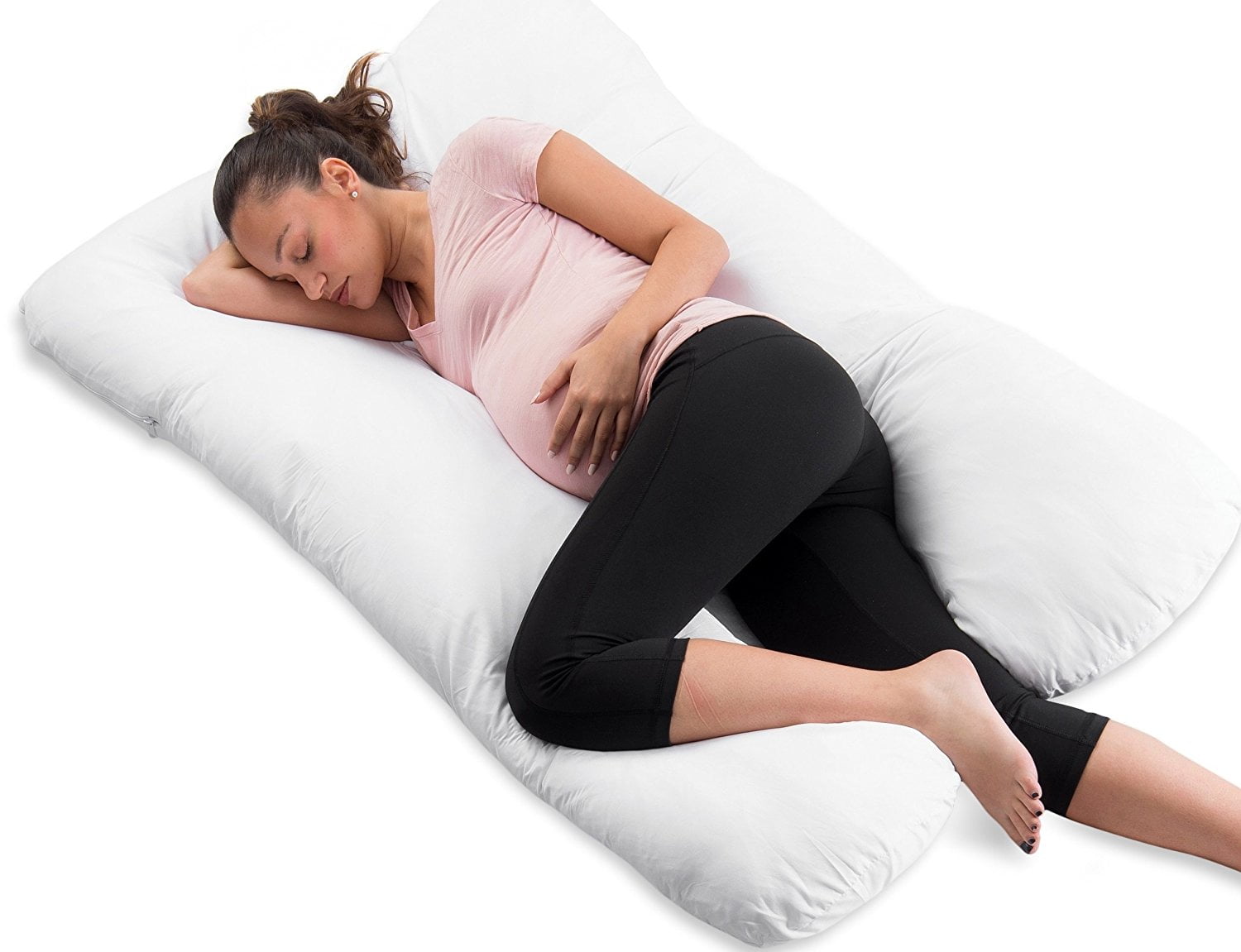 Full Body Pregnancy Pillow Maternity Pillow - U Shaped By ComfySure